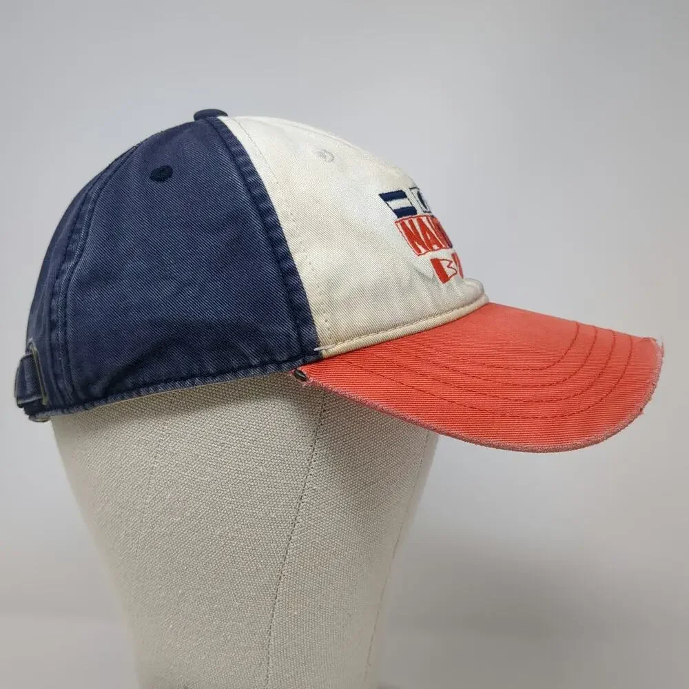 Nautica Slideback Baseball Cap Blue One Size Nautical Signal Flags Cotton Hat